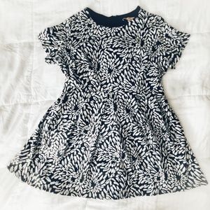 3X Hutch Ora Floral Black and White Dress